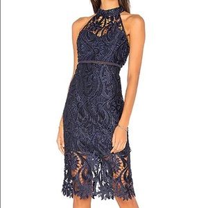 Bardot Navy Blue Isa Lace Dress